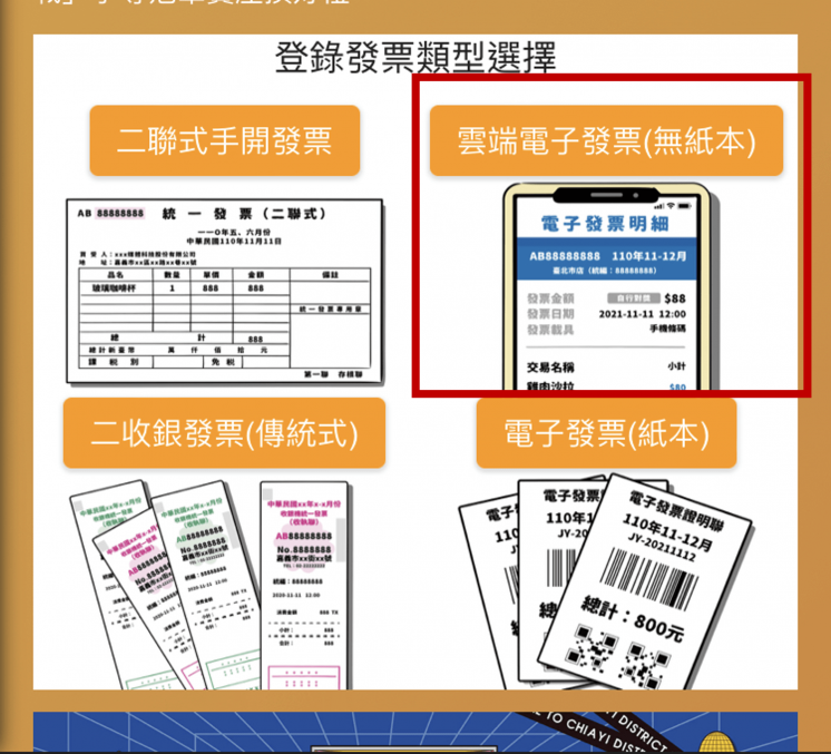 嘉義市購物節雲端發票登錄步驟