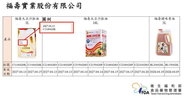 福壽毒油產品
