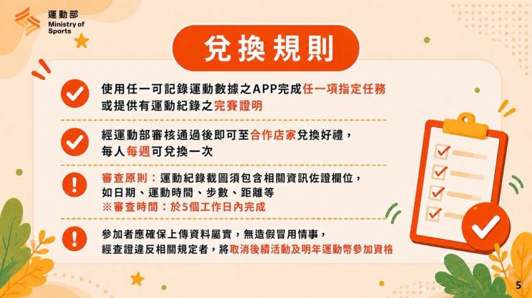 揮汗有禮兌換規則