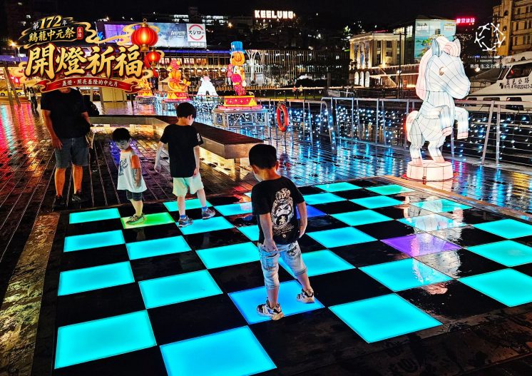 基隆中元祭開燈祈福燈飾