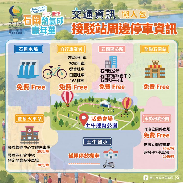 台中熱氣球嘉年華停車場