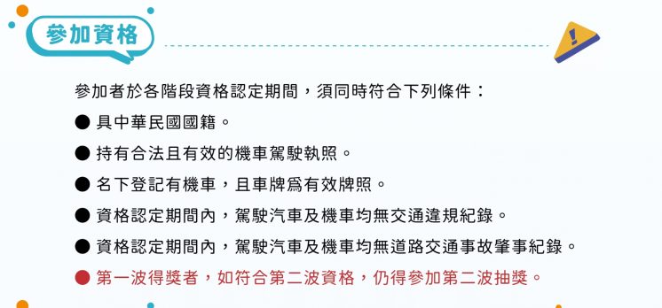 機車零違規資格