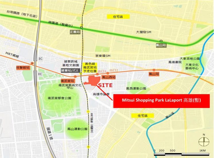 LaLaport高雄位置