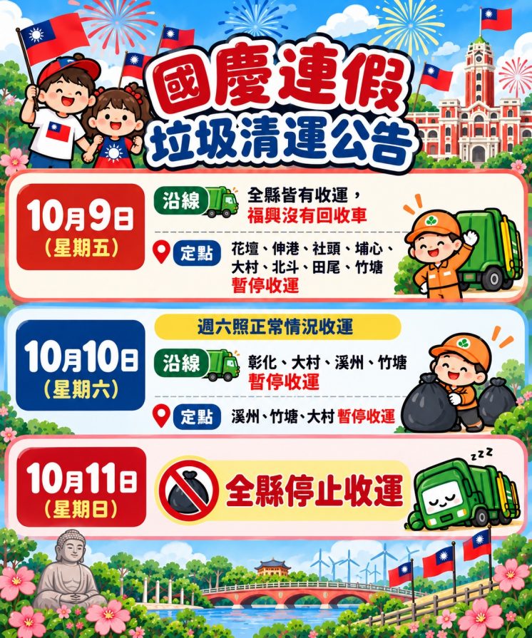 115彰化國慶垃圾車