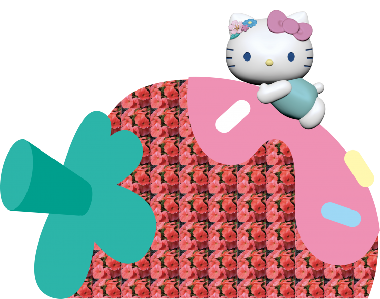 2026台中花毯節Hello Kitty裝置
